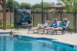 outdoor evaporative cooler